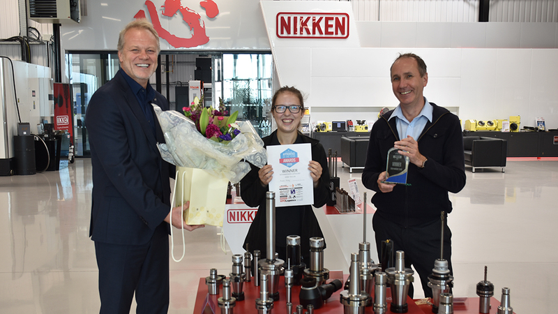 NIKKEN Apprentice Engineer, Kirbi Taylor, wins Rotherham Apprentice of the Year.