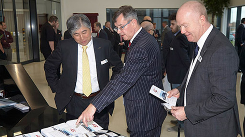 MR Nagahama - President & CEO - NIKKEN Kosakusho Works at the opening of NIKKEN Innovation Centre