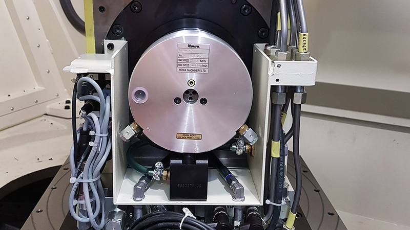 NIKKEN CNC260T Rotary Table used in a H630 horizontal machining centre
