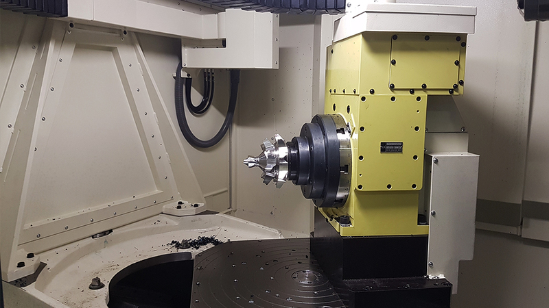 NIKKEN CNC260T Rotary Table used in a H630 horizontal machining centre Demonstration
